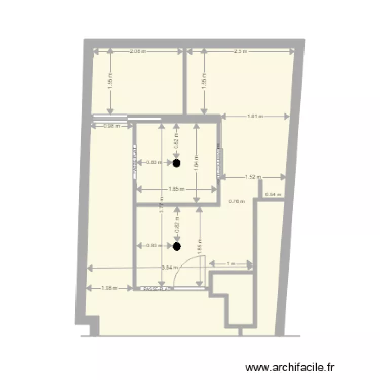FRIDA PLAN COTATIONS IMPLANTATION. Plan de 