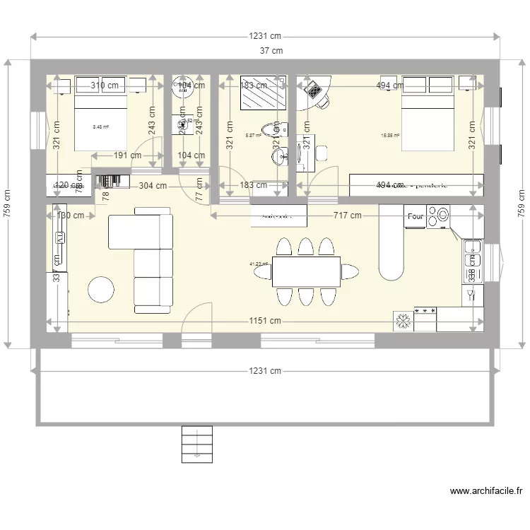 maison 5. Plan de 