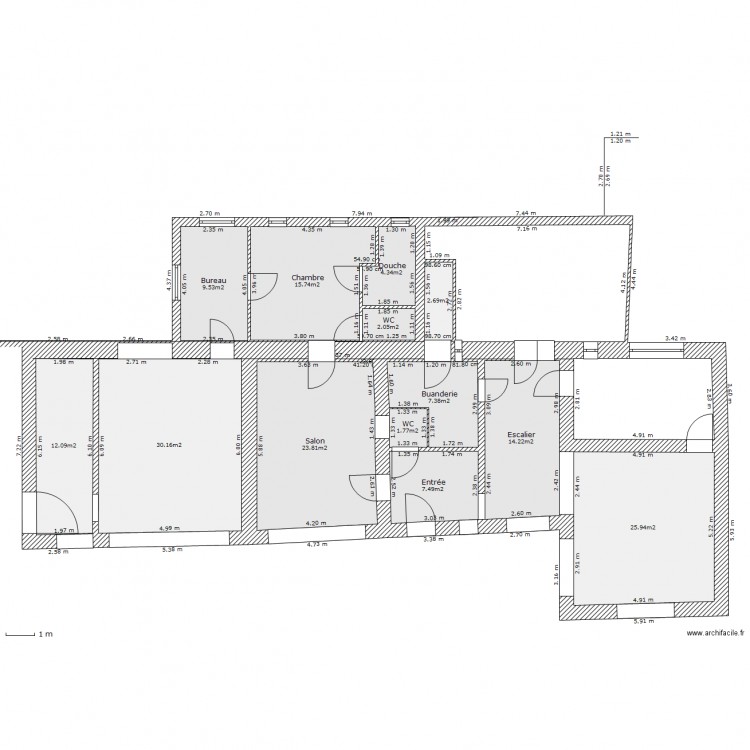 Chamberthaud RC Réalisé coté. Plan de 0 pièce et 0 m2