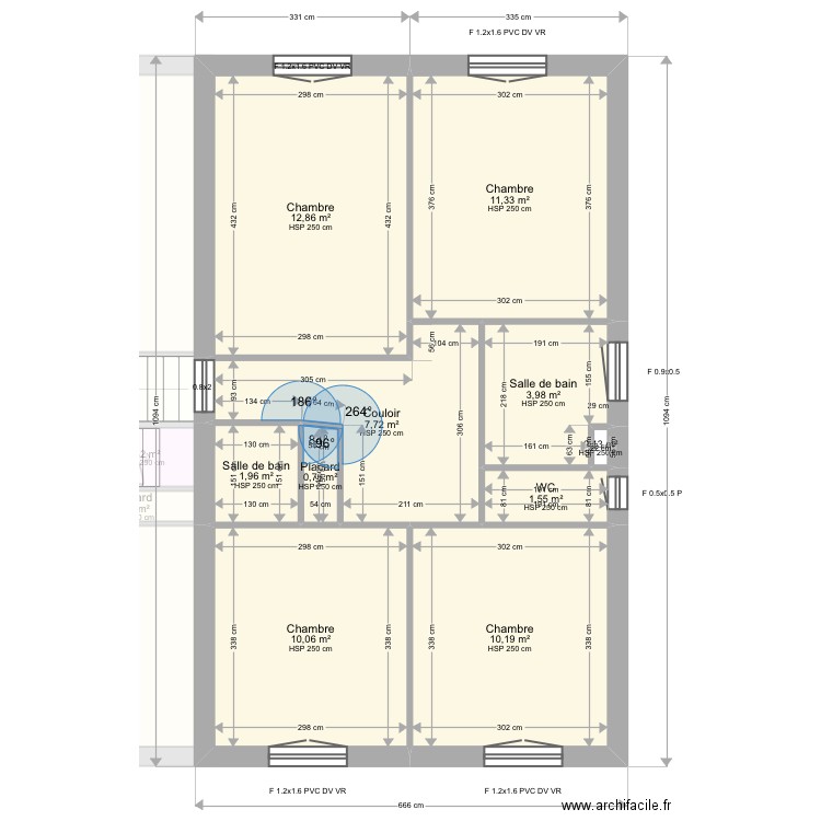 TOURABI. Plan de 18 pièces et 126 m2