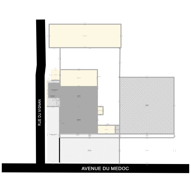 Hall Agence. Plan de 0 pièce et 0 m2