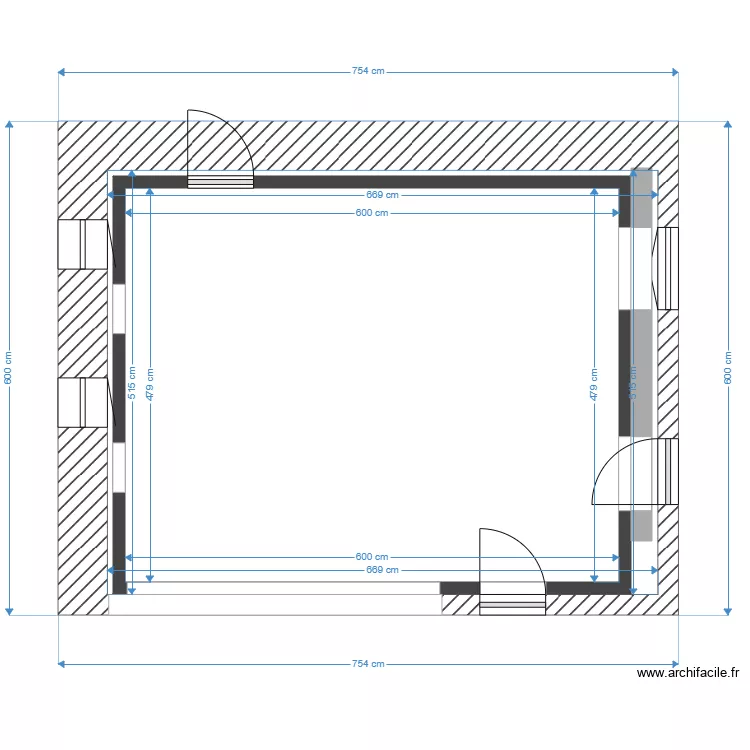BERGERIE ETAGE NORD . Plan de 