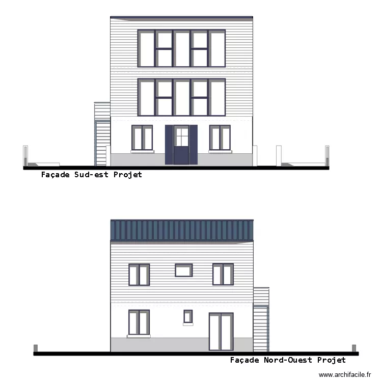 FACADES PASTORELLO PROJET 3. Plan de 