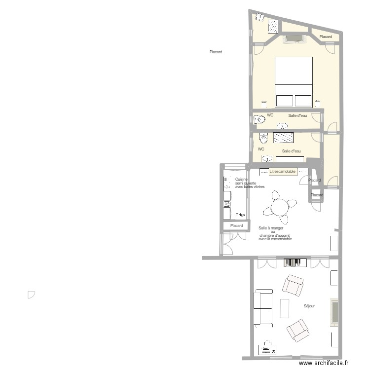 Plan Projet 18 Chomel. Plan de 0 pièce et 0 m2