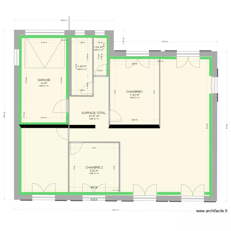 PLAN MAISON. Plan de 