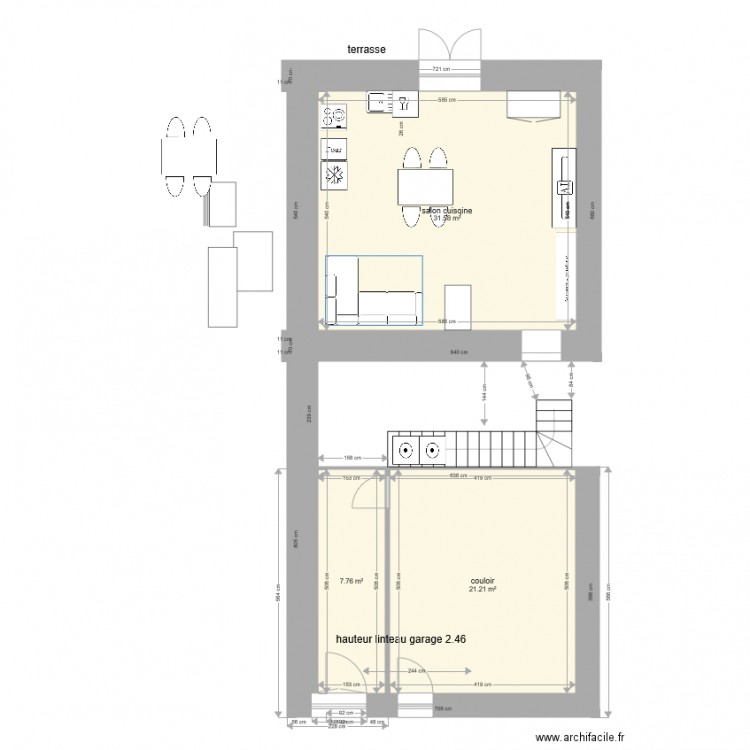 rdc vieille brioude prop 1. Plan de 0 pièce et 0 m2