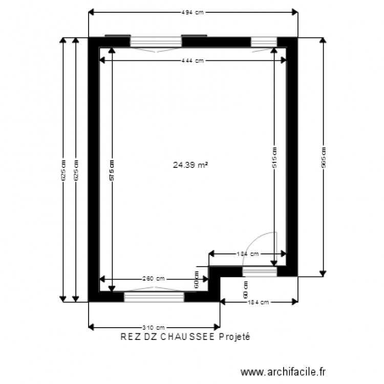 RDC E. Plan de 0 pièce et 0 m2