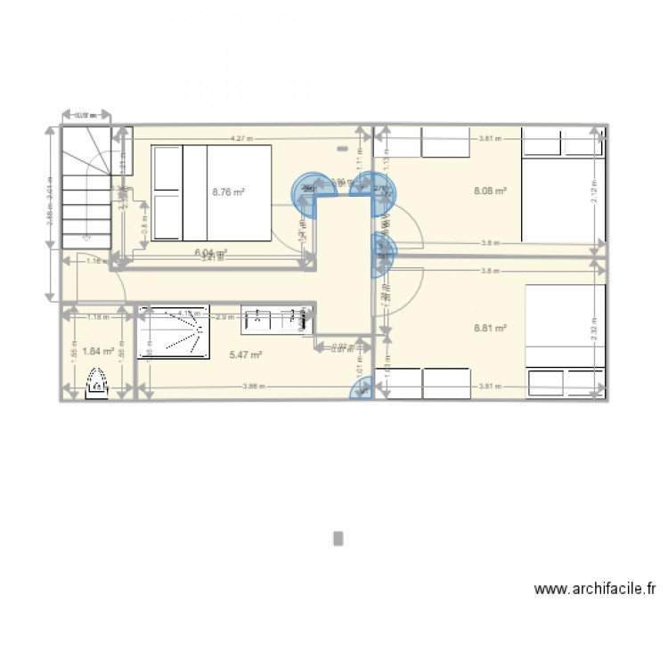 3 etage. Plan de 0 pièce et 0 m2