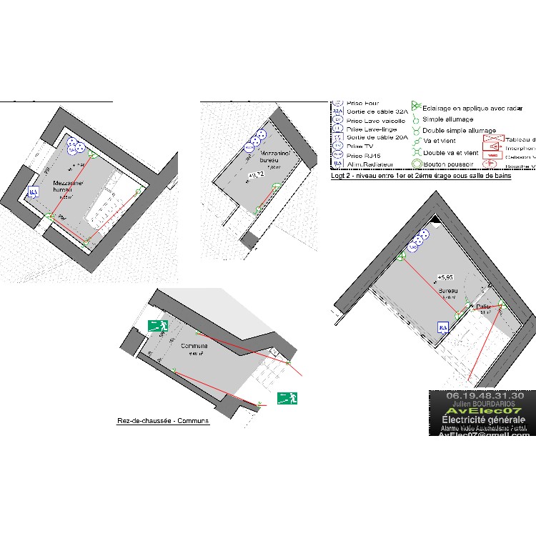  RDC Communs Mezzanines 1309 . Plan de 0 pièce et 0 m2
