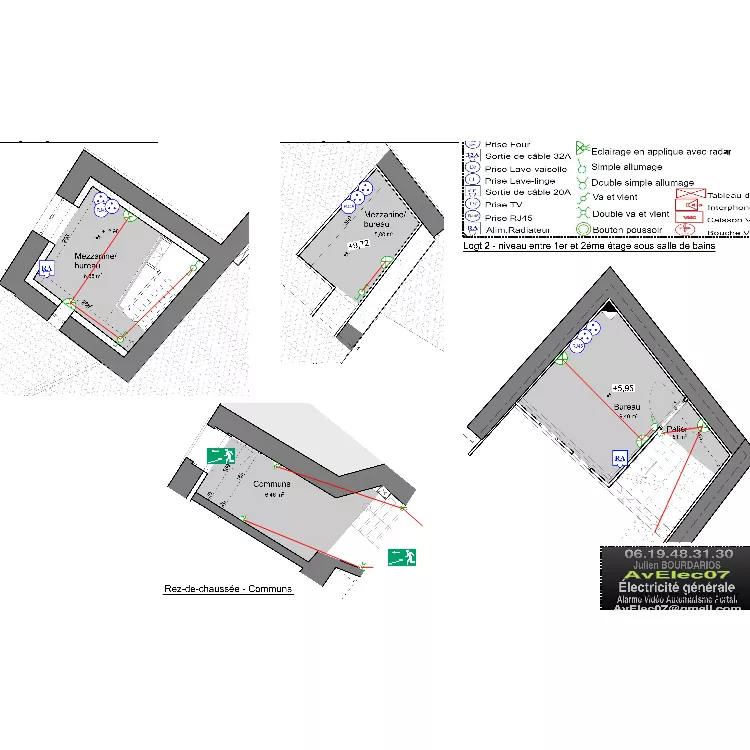  RDC Communs Mezzanines 1309 . Plan de 