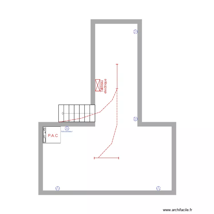 Nonglard M2 sous sol. Plan de 