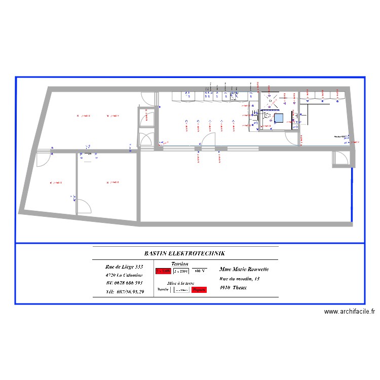 Opto Bi Theux. Plan de 0 pièce et 0 m2