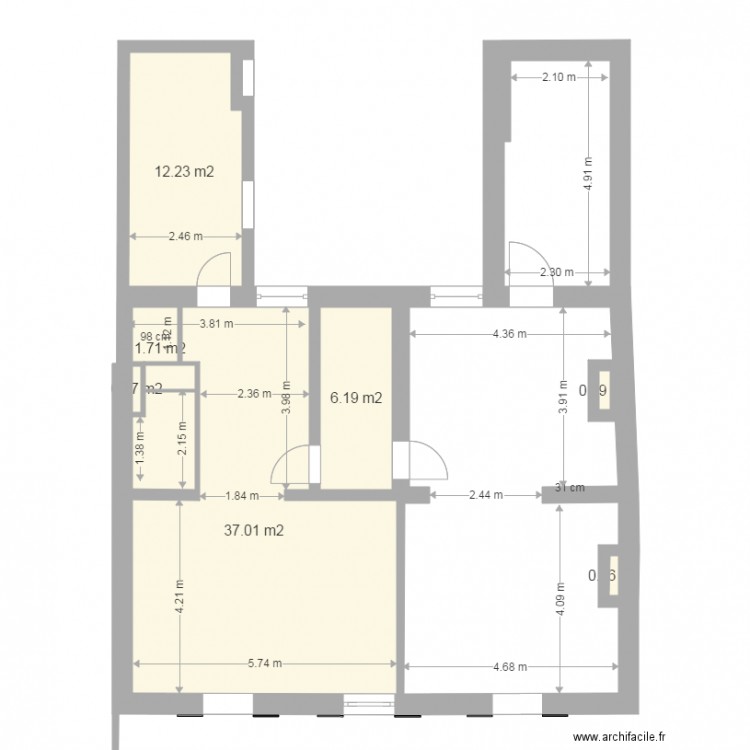 st paul 1er. Plan de 0 pièce et 0 m2