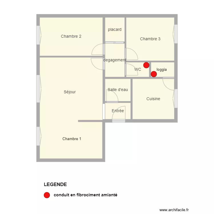 chartin appart. Plan de 