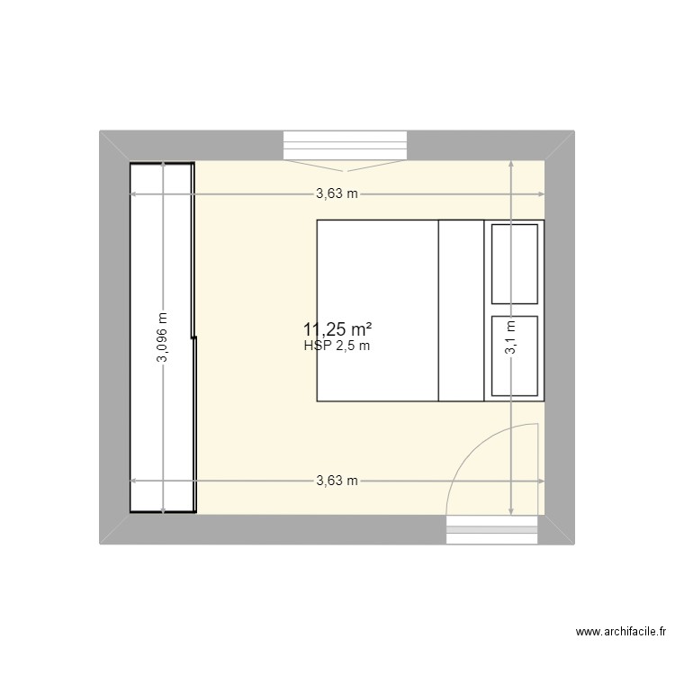 ISABELLE CHAMBRE. Plan de 0 pièce et 0 m2