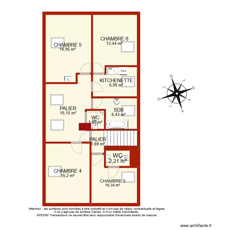 BI 8889 ETAGE. Plan de 