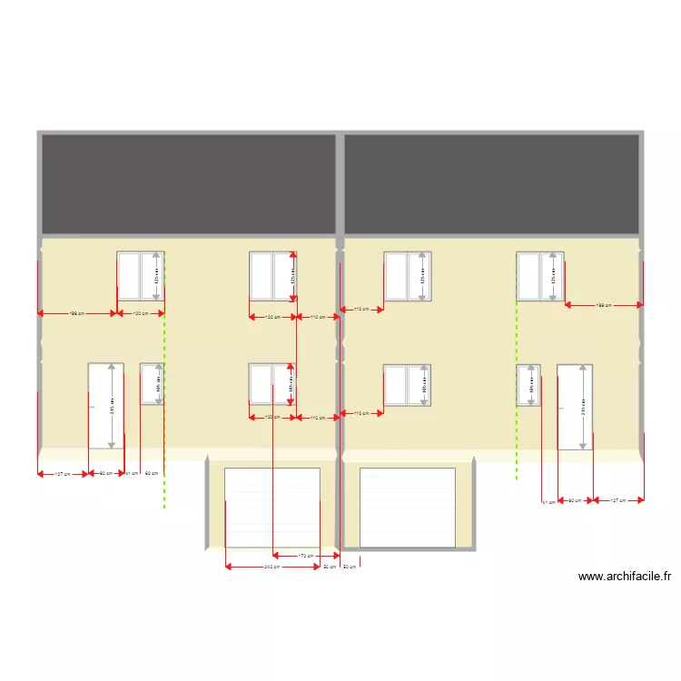 ouvertures LVDB. Plan de 