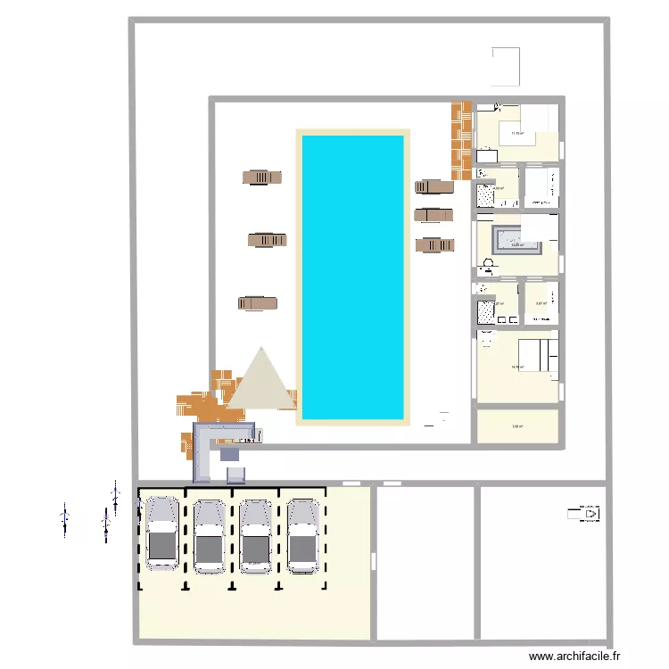 maison de rêve. Plan de maison de rêve. Plan de