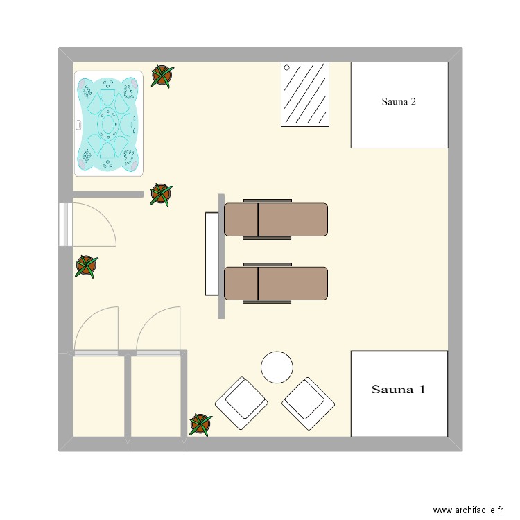 Espace bien-être. Plan de 0 pièce et 0 m2