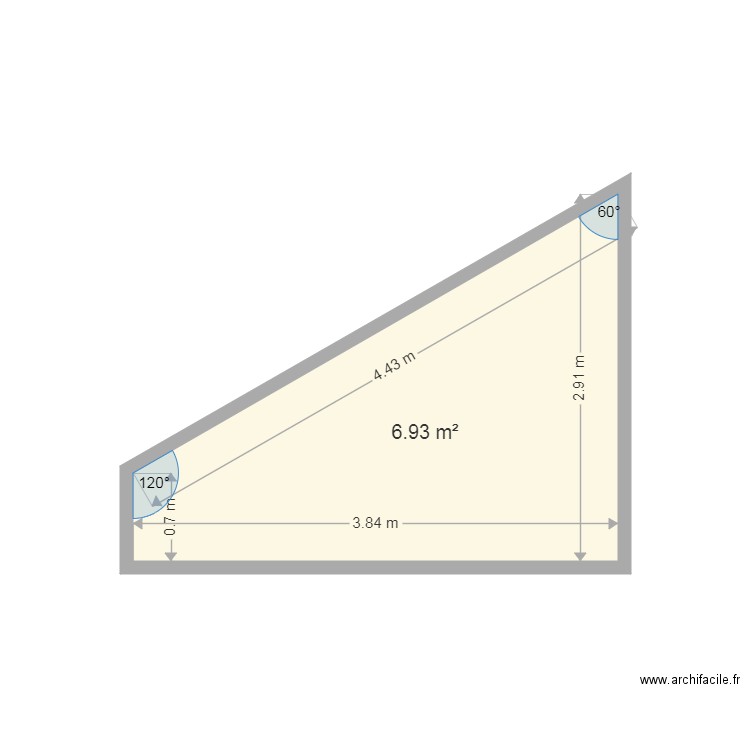 garrigues mur w. Plan de 0 pièce et 0 m2