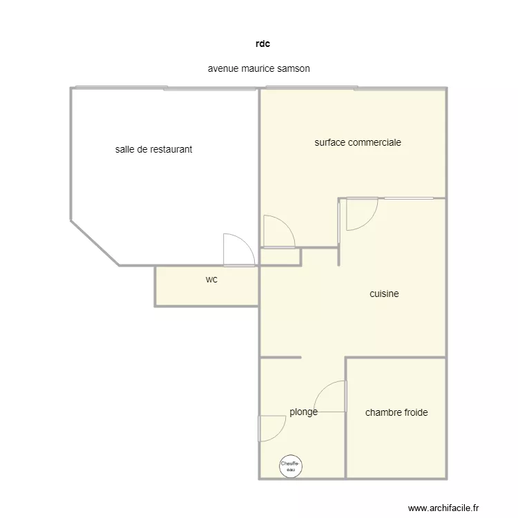 sarl coconut. Plan de sarl coconut. Plan de