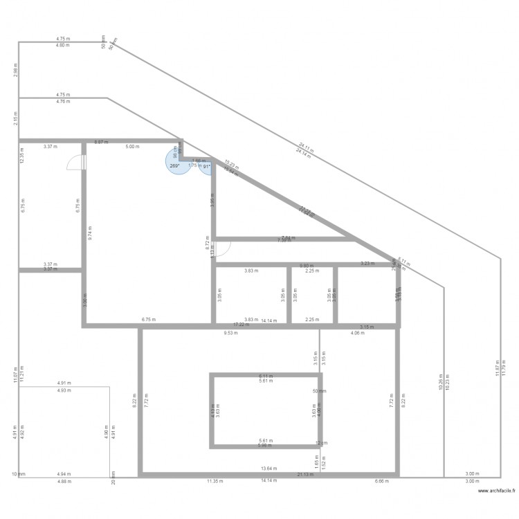 MaisonTosse. Plan de 6 pièces et 231 m2