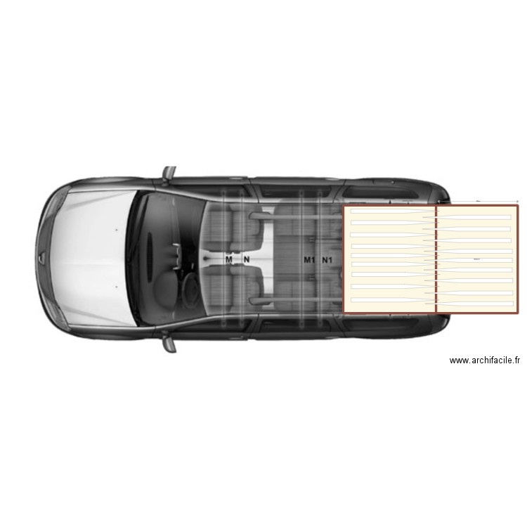 vue de haut dacia. Plan de 0 pièce et 0 m2