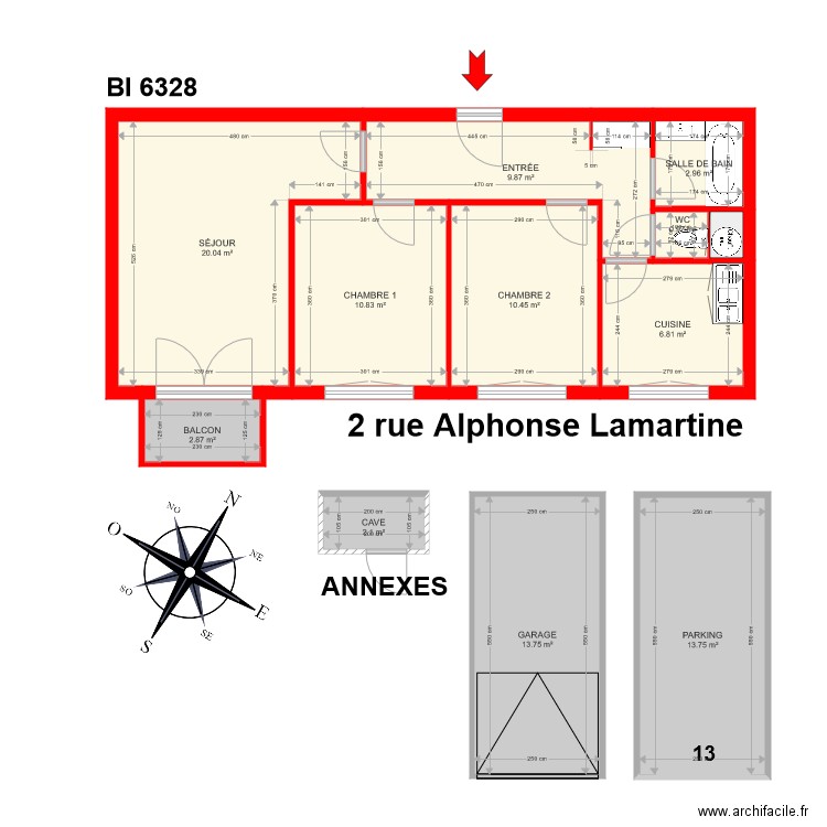 BI 6328 PLAN TECH. Plan de 0 pièce et 0 m2