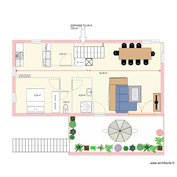 E17 BORY BIS. Plan de 