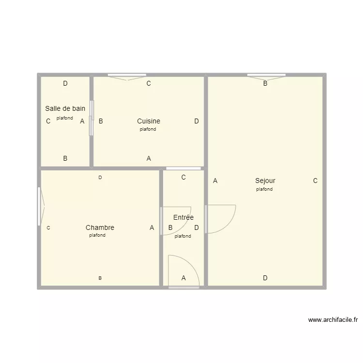 dujardin rdc. Plan de 