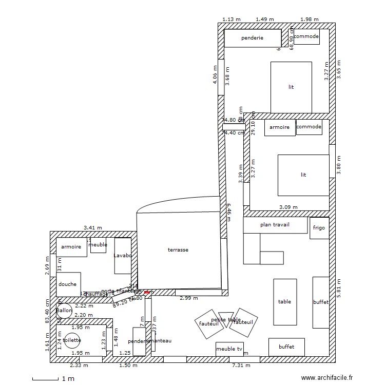 plan 2. Plan de 0 pièce et 0 m2