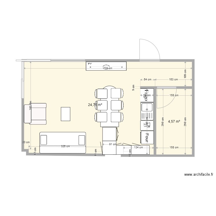 Espagne Séjour meublé. Plan de 0 pièce et 0 m2