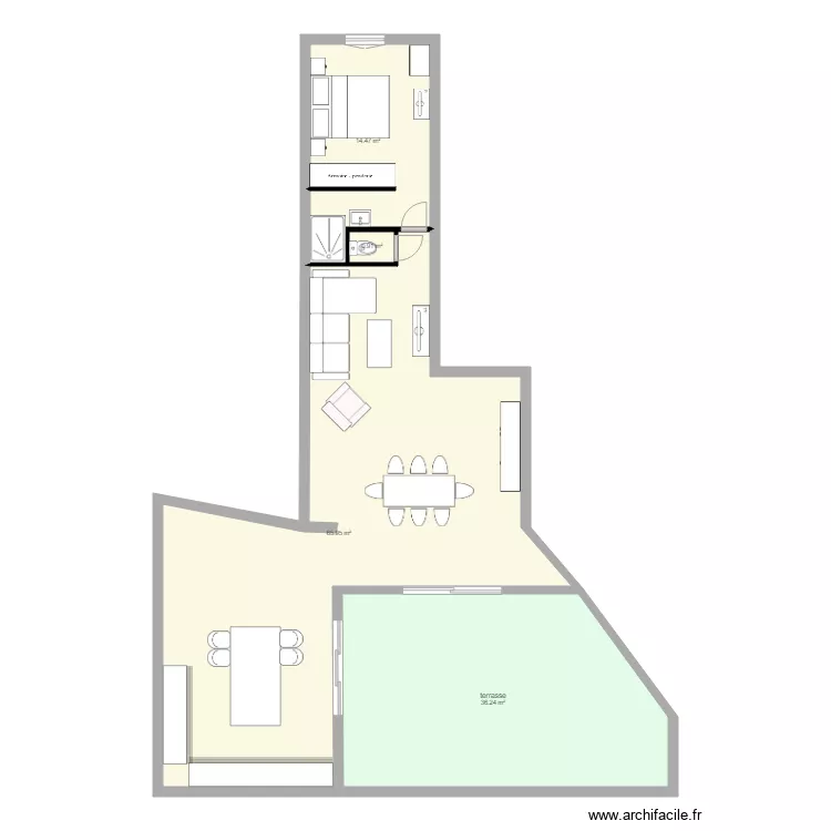 extension. Plan de extension. Plan de