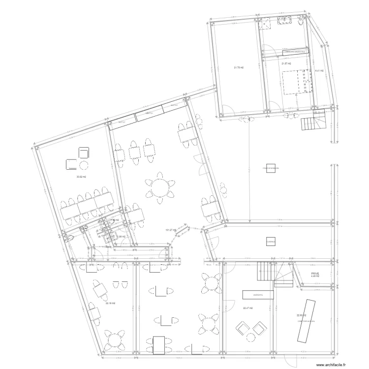 LE CHEVAL BLANC. Plan de LE CHEVAL BLANC. Plan de