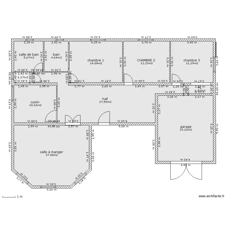 thies etage. Plan de 