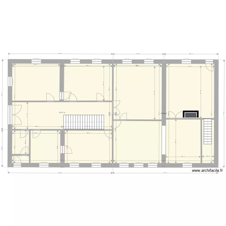 Chateau niv 0. Plan de Chateau niv 0. Plan de