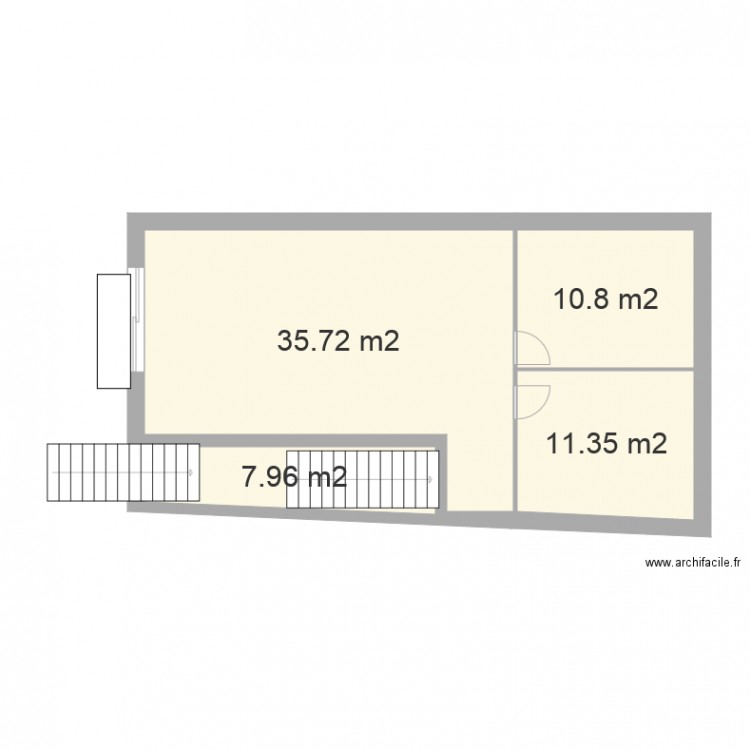 rosny rdc 2. Plan de 0 pièce et 0 m2