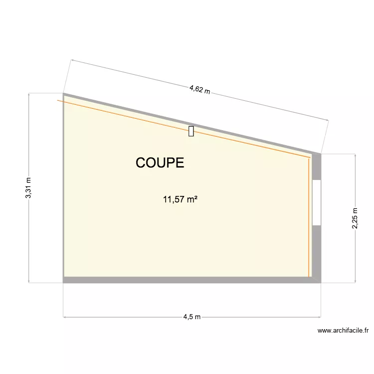 LORRAINE COUPE. Plan de 