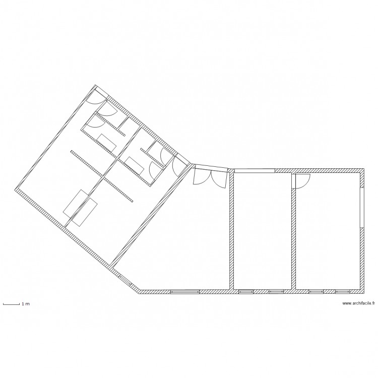 unite technique. Plan de 0 pièce et 0 m2