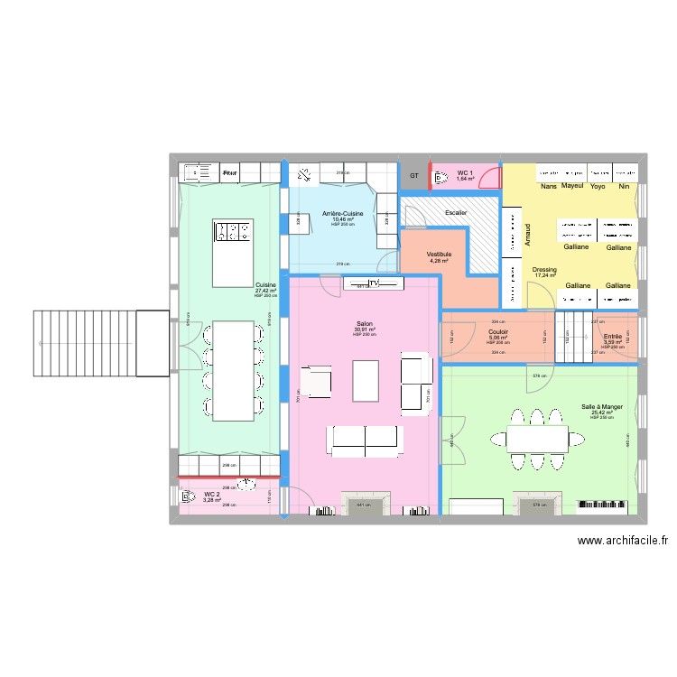 CONDORCET RDC PRO. Plan de 12 pièces et 134 m2