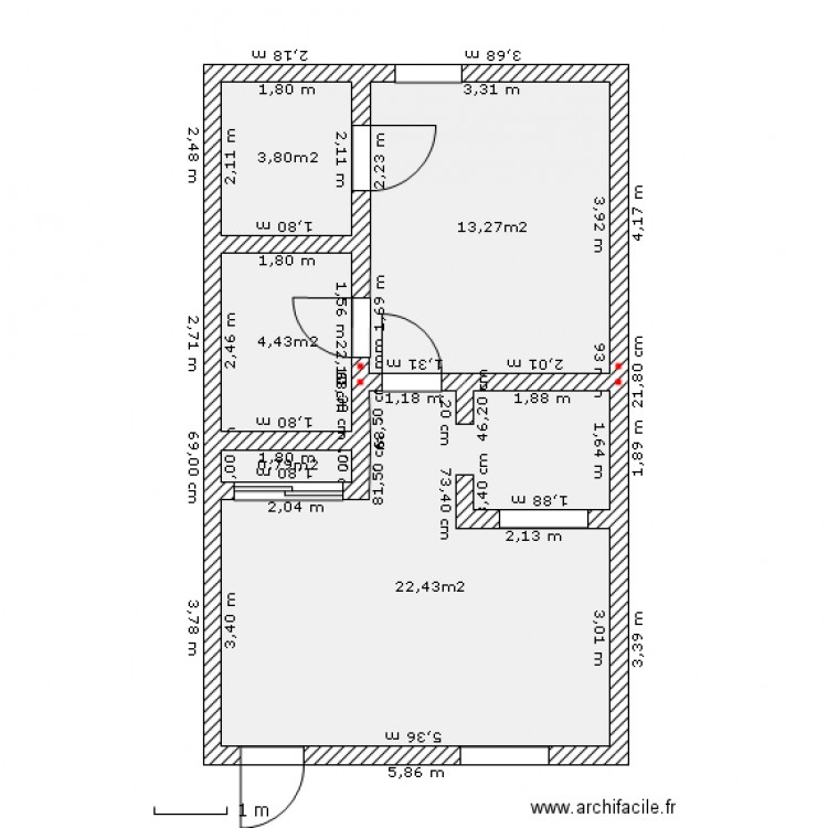 Alain San Antonio. Plan de 0 pièce et 0 m2