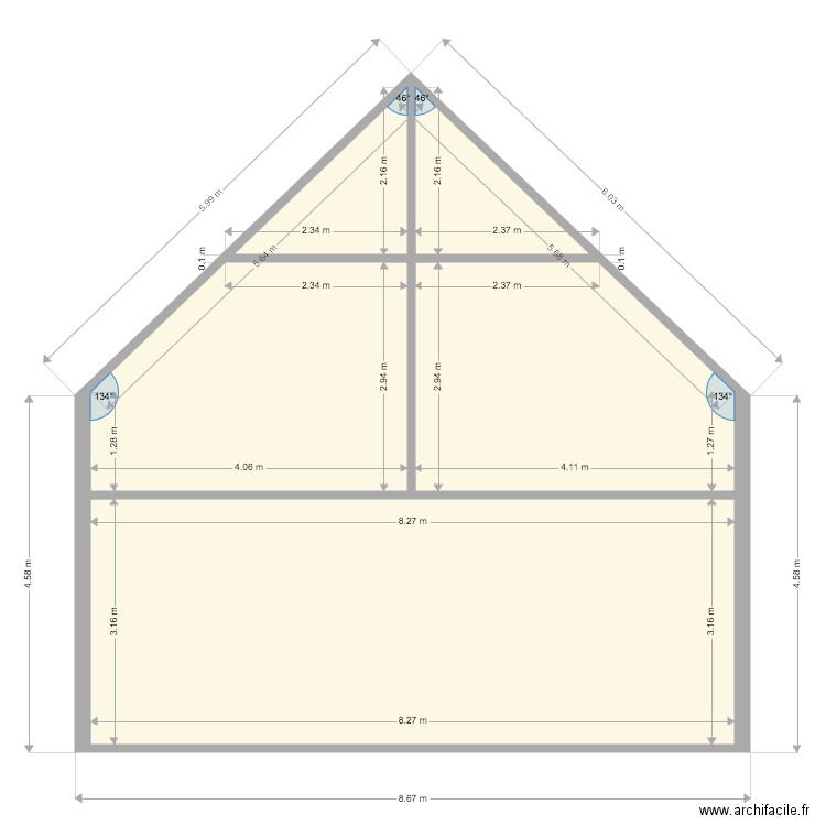 PLAN TOITURE MEZZANINE. Plan de 0 pièce et 0 m2