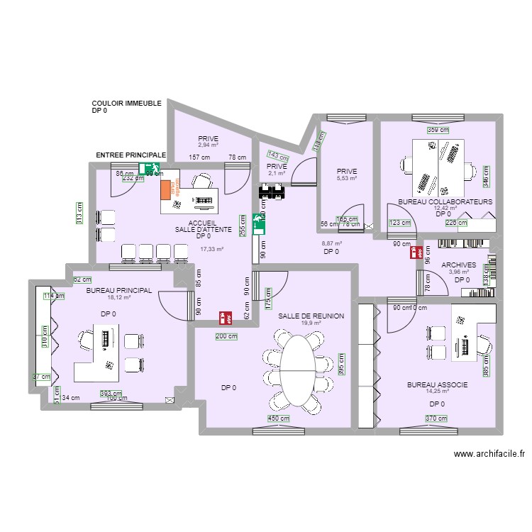 2 NOTAIRE EMILIE JOURDAN APRES TRAVAUX. Plan de 0 pièce et 0 m2