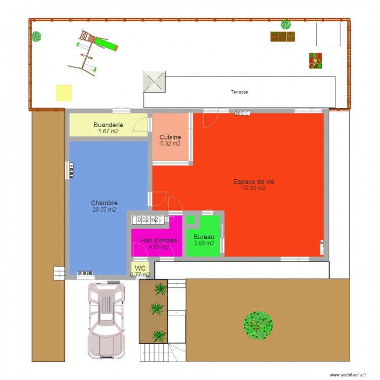 Plan crèche. Plan de 0 pièce et 0 m2