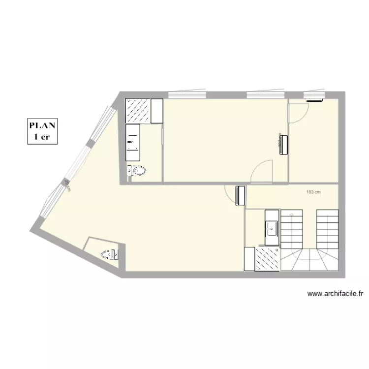 plan 1er etage2. Plan de 