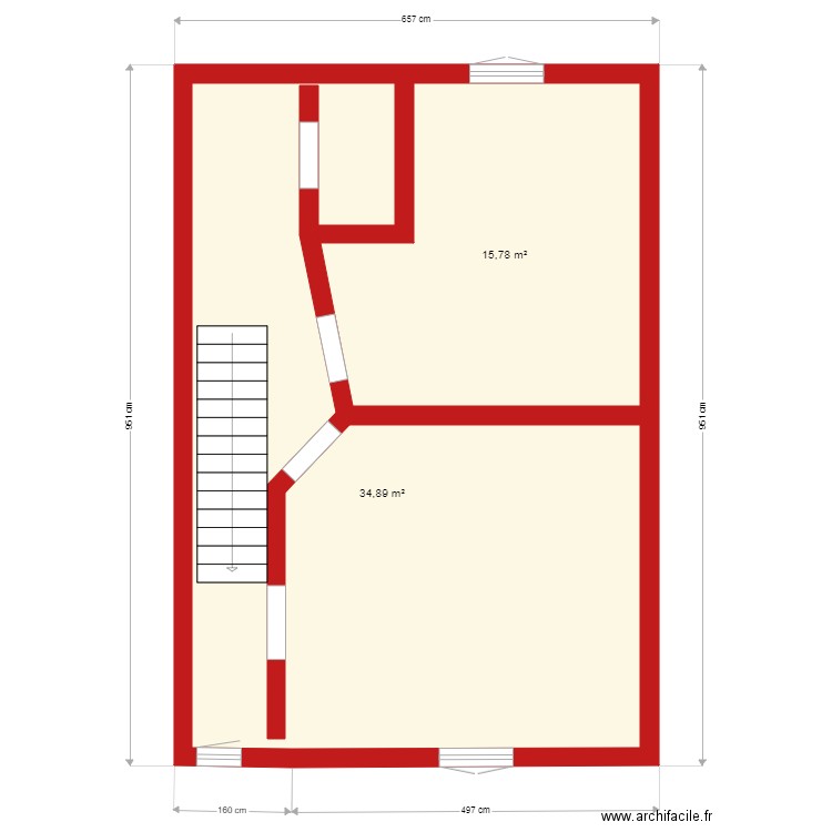 PLAN MAISON NAJIA version. Plan de 6 pièces et 132 m2