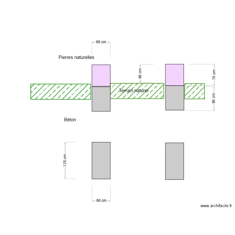 Socle emblème . Plan de 0 pièce et 0 m2