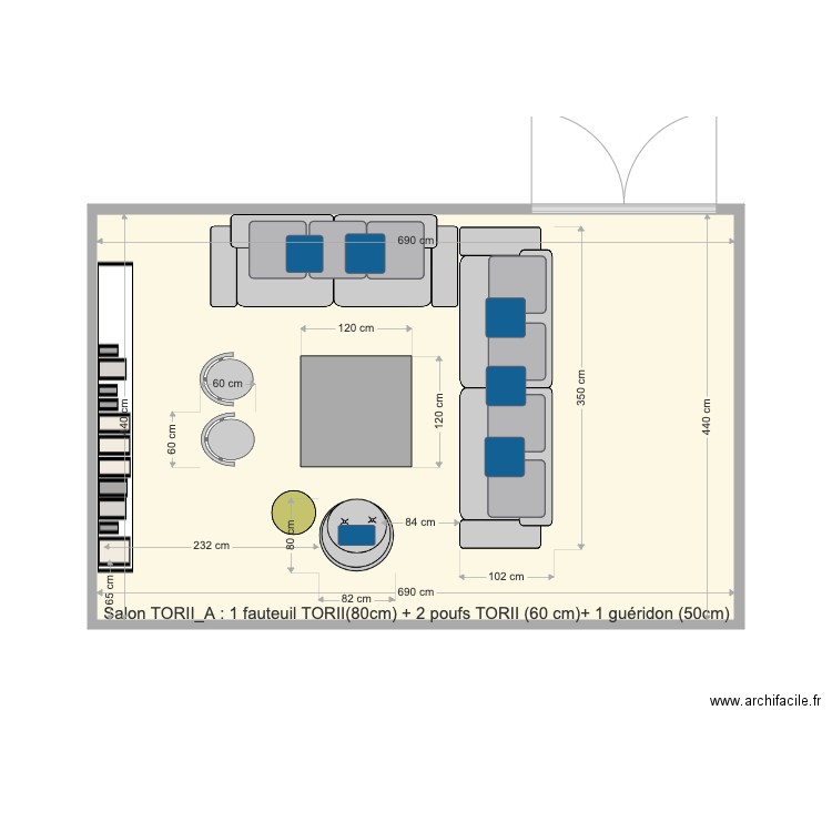 SALON TORII A. Plan de 0 pièce et 0 m2