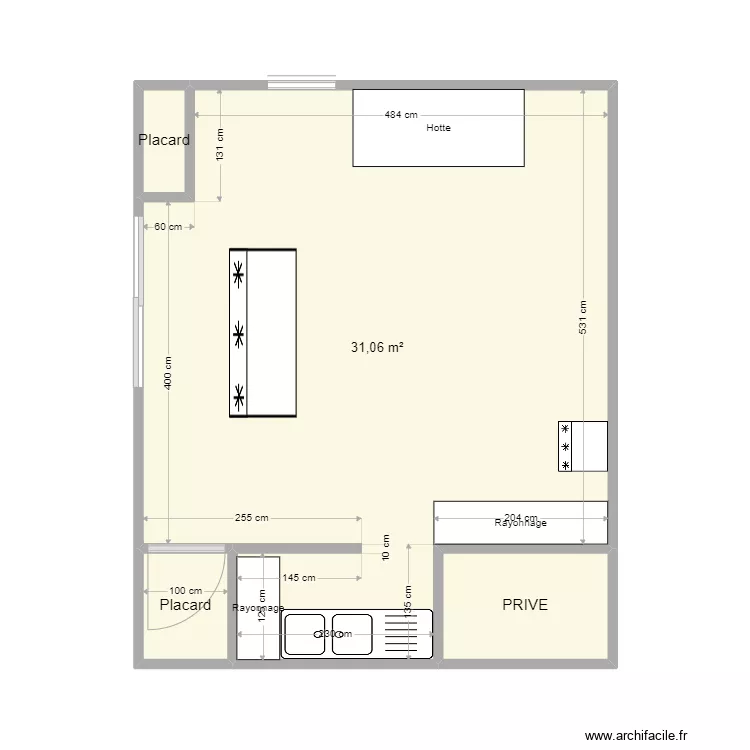 LA BOUCHEE D ESCARGOT. Plan de 