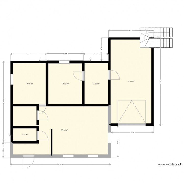Maison mca. Plan de 0 pièce et 0 m2